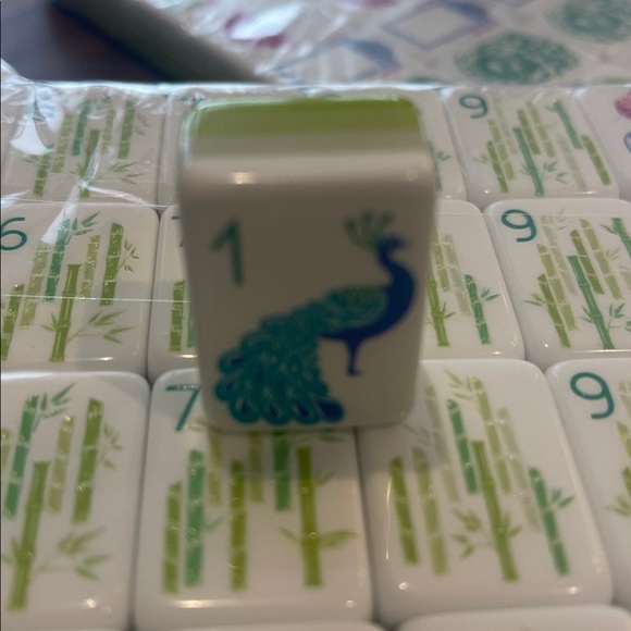 Mahjong New Green Tiles. 3 SETS LEFT  **PLEASE SEE DETAILS. - Picture 7 of 13